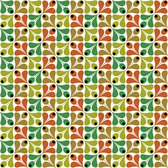 abstract color background with round pattern illustration