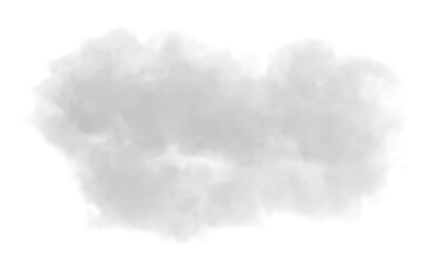smoke on a transparent background