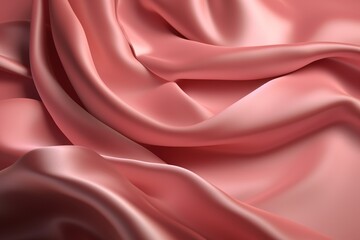 Obraz premium Stoff-Textur von Seide in Rosa und Pink. Luxuriöser Hintergrund für Banner und Produkte.