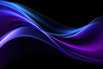 Blue purple gradient abstract background with smoke, neon, glow effect