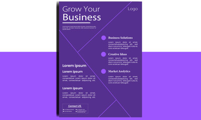 Flyer, Poster, Template ,Company Fact Sheet, Corporate business flyer, flyer bundle, Themes, vector