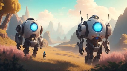 fantasy cyborg robot