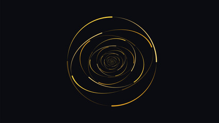 Abstract logo type spiral spinning background. This creative design can be used as a banner or wallpaper. © Md