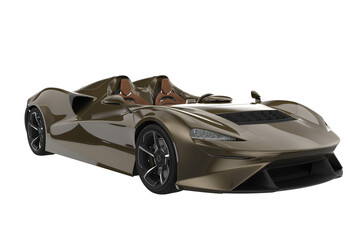 3d rendering of PNG transparent super car