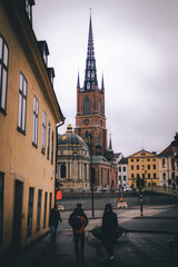 Fototapeta premium city old town square