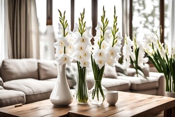 bouquet of snowdrops in a vase 4k HD quality photo. 