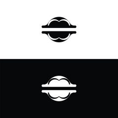 Circle vector logo template illustration