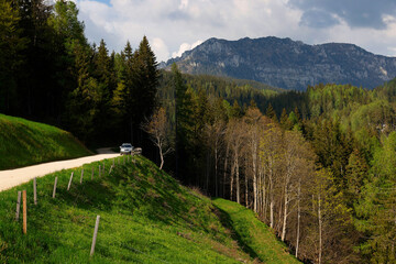Majestic spring alpine scenery near Logar valley (Logarska dolina), Kamnik Savinja Alps, Slovenia, Europe © Rechitan Sorin