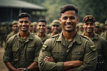 Fototapeta premium portrait of smiling western man, businessman background concept