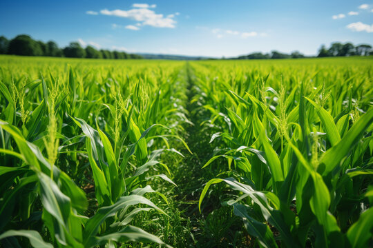 green corn field 