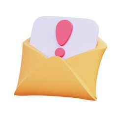 Notice 3D Graphic Illustration