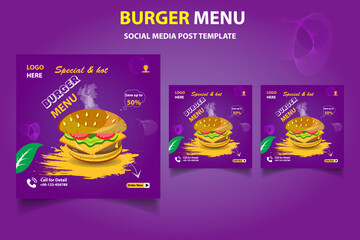 Social Media Post design template,
social media design,
Food social media banner design template,
Food social media post collection card template.