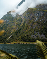 Gebirge in einem norwegische Fjord