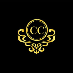 cc vector design luxury logo template