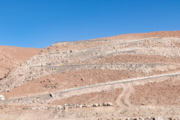 Atacama desert in the commune of Camarones