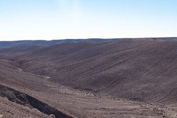 dirt road through the Atacama desert