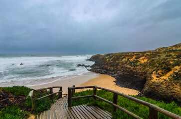 beach and rocks