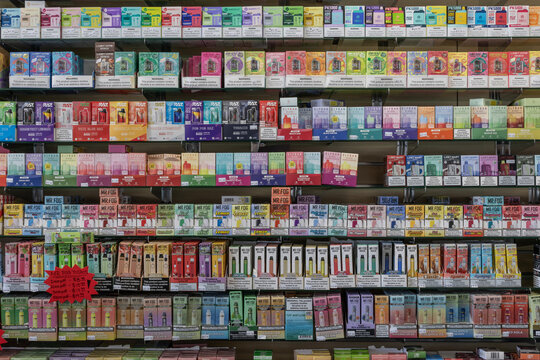 Flavored Vape Juices. The FDA is considering vaping regulations to deter children from getting addicted to nicotine.