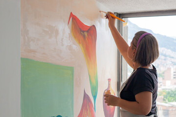 mujer latina artes