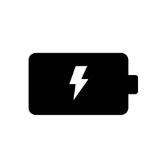battery, battery charging - vector icon