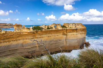 The Razorback rock formation at Twelve Apostles, Great Ocean Road, Victoria, Australia