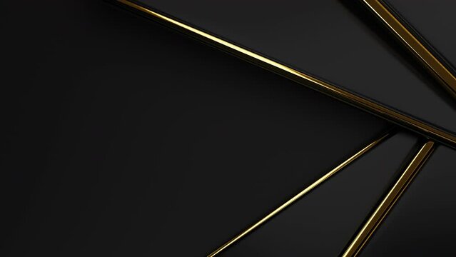 Abstract holiday background with golden lights animation. Luxury texture with shiny gold glowing effect for celebration concept. Award winning template. Seamless loop.