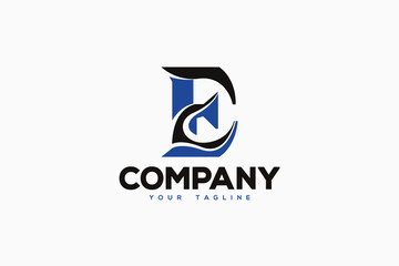 Letter E Logo Design - Lettermark Logo Template