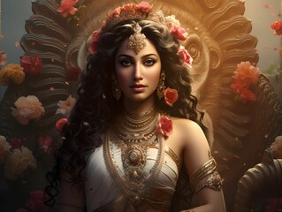 Goddess Parvati, Generative AI