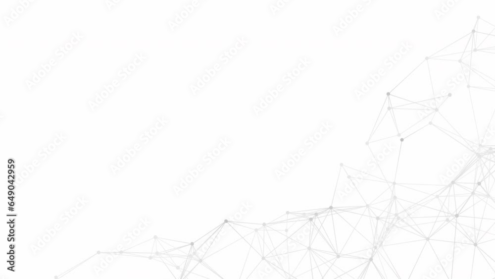 Poster Abstract geometric background. Plexus mesh backdrop. 