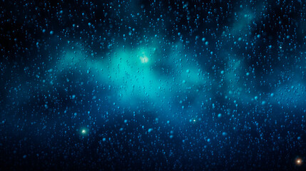 Bluish matrix rain particles background