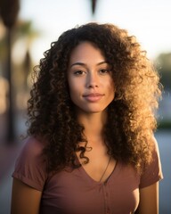 A young biracial woman from a disadvantaged background speaks fervently about the need for more inclusive healthcare policies. Her fiery passion and determination are palpable, as she pledges
