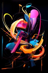 Abstract colorful