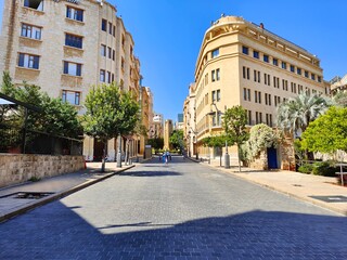 Views of downtown Beirut, Lebanon