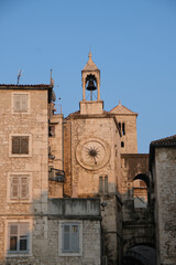 architecture split croatia dalmatia clock tower