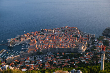 Obraz premium overview old town of Dubrovnik
