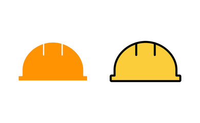Fototapeta premium Helmet icon set for web and mobile app. Motorcycle helmet sign and symbol. Construction helmet icon. Safety helmet