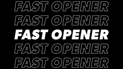 Fast Repeater Text Opener Overlay