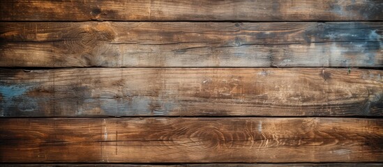 An aged wooden board worn by the sun