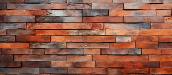 Background of textured brick wall pattern