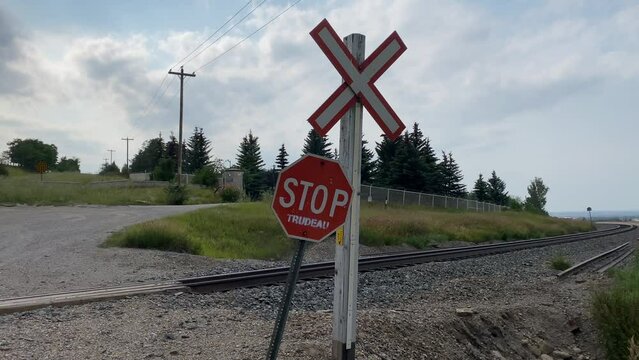 Stop Trudeau sign