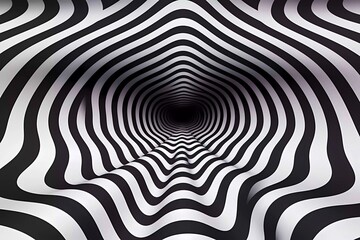 A hypnotic optical art design showcasing geometric illusion