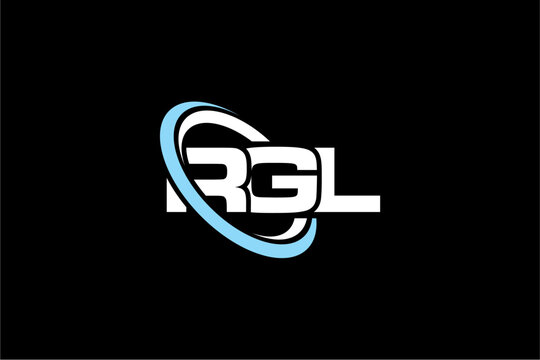 RGL creative letter logo design vector icon illustration