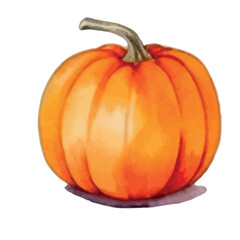 pumpkin watercolor
