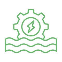 Hydro Power Icon