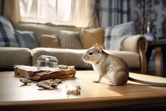 Gerbils in the living room