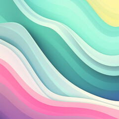Colorful 3D abstract background with paper cut shapes. Vector design layout for business presentations, flyers, posters