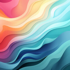 Colorful abstract background with paper cut shapes. Vector Illustration, Dynamic Effect Abstract Background