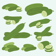 set of cucumbers