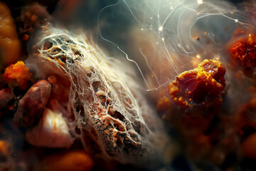 Decomposition & Rot & Mold · Aesthetic Representation of Natural Matter Decay in Rich Saturated Color Palette