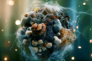 Decomposition & Rot & Mold · Aesthetic Representation of Natural Matter Decay in Rich Saturated Color Palette